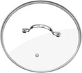 Antrader Tempered Glass Lid, 10.5Inch Cookware Glass Replacement Lid by Antrader