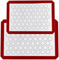 Silicone Baking Mat, Nonstick Silicone Baking Sheet Set of 2, Reusable