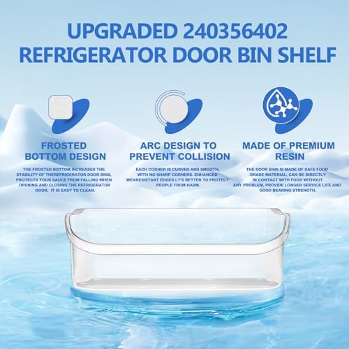 UPGRADE 240356402 Refrigerator Door Bin Replacement Part, Compatible
