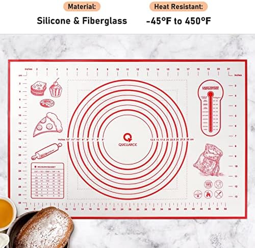 Silicone Baking Pastry Mat Large Dough Kneading Sheet for Rolling