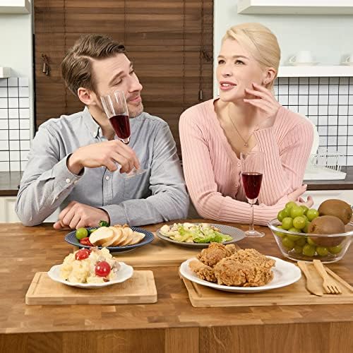Bamboo Cutting Boards for Kitchen, Wood Cutting Board with Holder