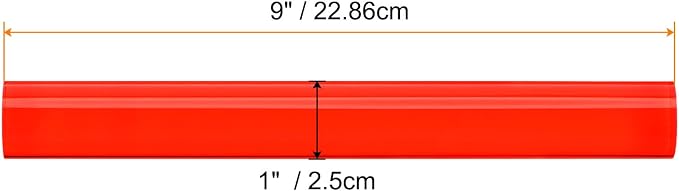 HARFINGTON Acrylic Clay Roller 9 Inch x 1 Inch Solid Non-Stick Plastic Round - Image 2