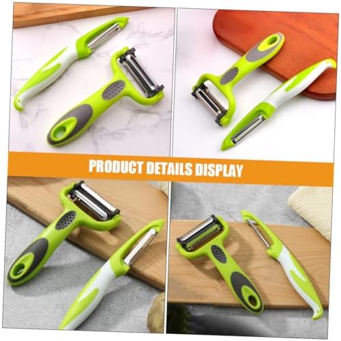 3-in-1 Stainless Steel Vegetable Peeler Set Ergonomic Handle
