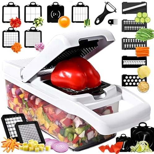 25-in-1 Vegetable Chopper with 13 Blades