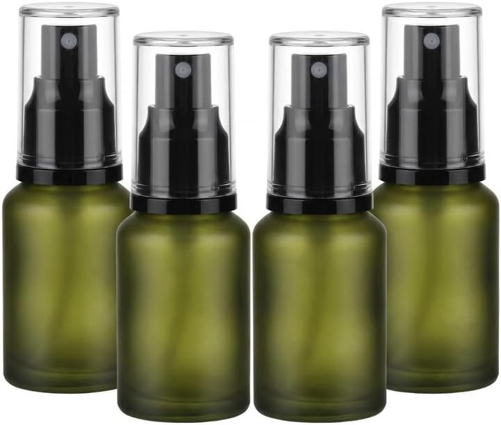 Glass Fine Mist Spray Bottles, 4 Pack, 1oz