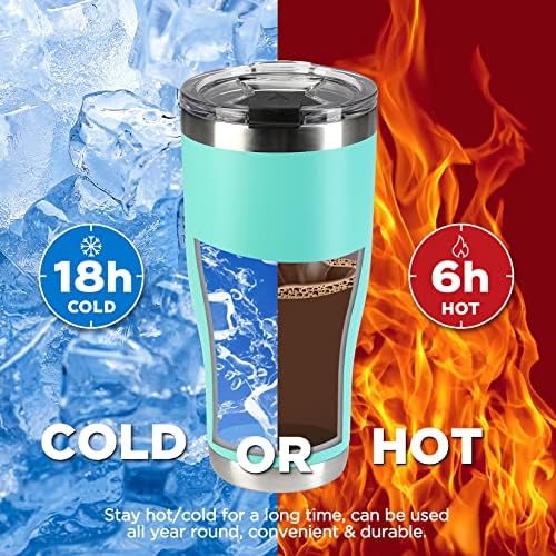 HAUSHOF 30 oz Tumbler, Stainless Steel Vacuum Insulated Coffee Tumbler