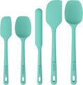 ChefAide 5 Pieces Silicone Spatula Set, Food Grade Rubber Spatula, Upgrade by ChefAide