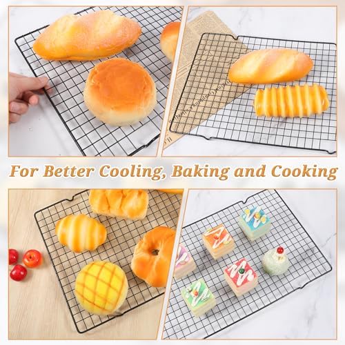 6Pcs 16x10 Inch Cooling Racks, Stainless Steel Baking Rack with