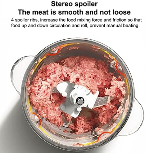 400W Stainless Steel Food Processor, 3L Capacity