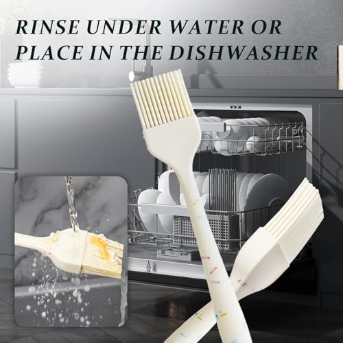 Silicone Basting Brushes, BPA-Free Pastry Brush for BBQ