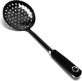 304 Stainless Steel Skimmer Spoon, 14.17" Slotted Strainer Spoon by JXWING