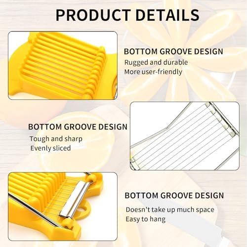 Multipurpose Luncheon Meat Slicer Egg Slicer Cuts 10 Slices for Eggs