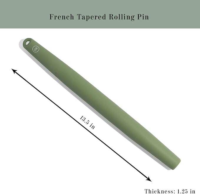 The Silicone Kitchen French Tapered Silicone Rolling Pin, Dishwasher Safe - Image 9