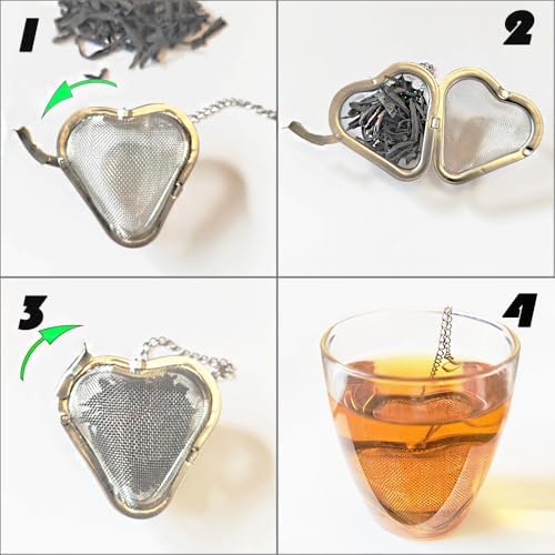 Cute Cat Tea Infuser, 2 Pcs Tea Strainers & Filters