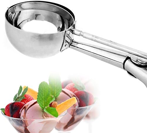 Ice Cream Scoop, Danibos 3PCS Stainless Steel With Trigger Cookie