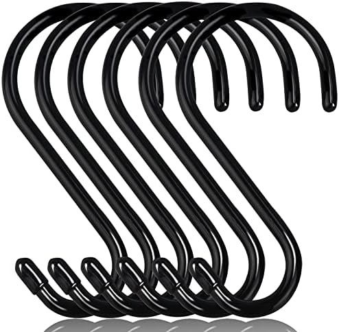 DINGEE 6 Inch S Hooks, 6 Pack