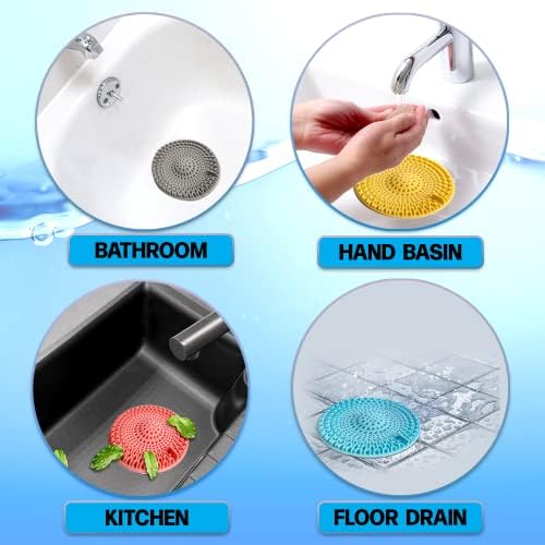 Drain Hair Catcher Stopper 5pcs Bathroom Accessories Set, Durable