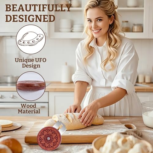UFO Bread Lame Cutter for Sourdough Bread Scorer Tool,Lotus Set