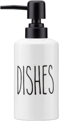 FE Dish Soap Dispenser for Kitchen, 10oz Ceramic Soap Dispenserr for Bathroom by IntoYourHouseOntoYourTable