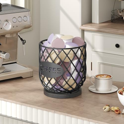 YATINEY Coffee Pod Holder Organizer, Compatible with K Cup & Nespresso