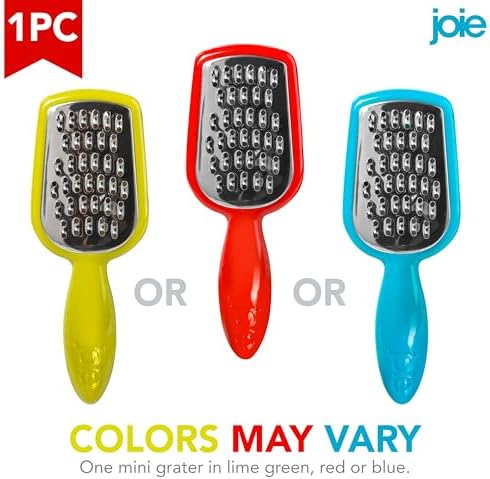 Joie Mini Grater, Handheld Small Shredder with Ergonomic Handle, Ideal