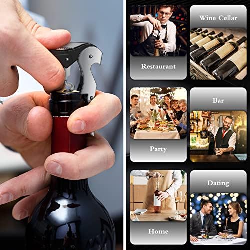 Waiter Corkscrew Wine Openers Heavy Duty Hinges Wine Key Bottle Opener