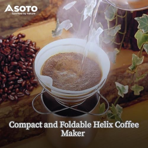 SOTO Backpacking Stove Set with Pour Over Dripper and Camping Pot