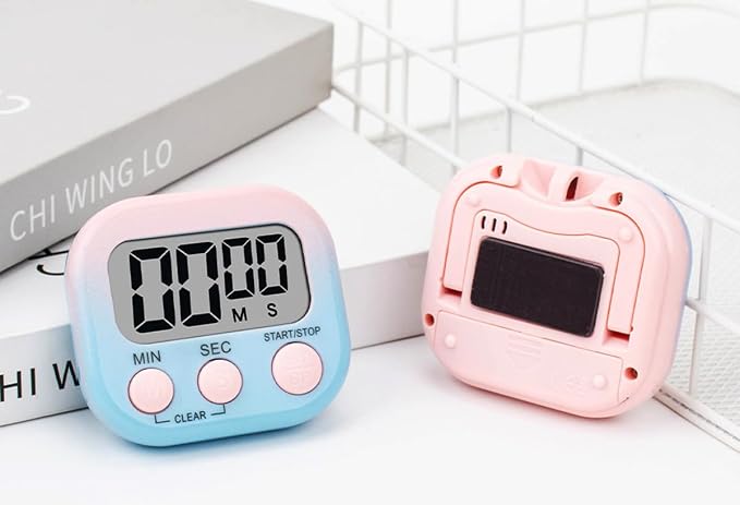 4 Pack Digital Timers, Timer for Kids, Magnetic Back and ON/Off Switch - Image 7