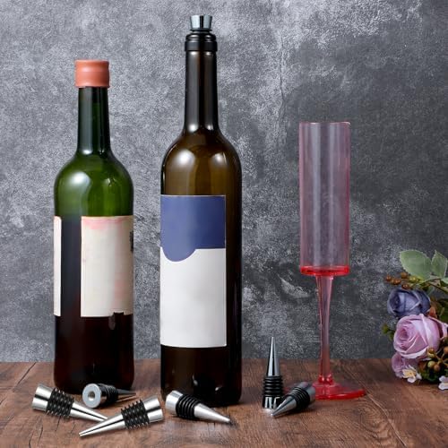WLLHYF 50 PCS Wine Stopper Reusable Decorative Bottle Stoppers Vacuum