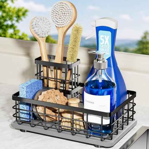 Extra Large Sink Caddy, Sponge and Brush Holder