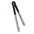 Update International TOPP-12 Stainless Steel Black Spring Tongs 12", PVC Which by Update+International