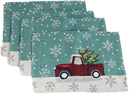 Christmas Placemat and Christmas Kitchen Towel, Kitchen Decor Set
