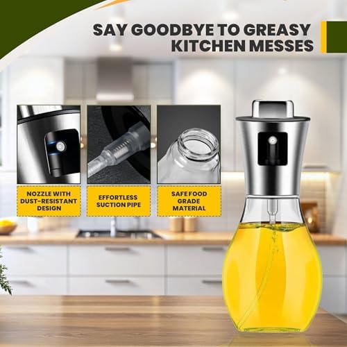 Fourteen Homes Glass Oil Dispenser, 200 ml