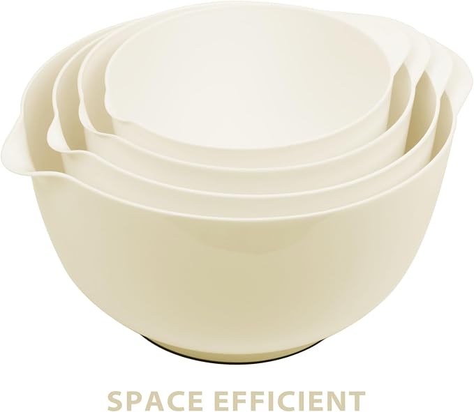 BoxedHome 4 Quart Large Plastic Mixing Bowls, Microwave Safe Mixing Bowl Set - Image 8