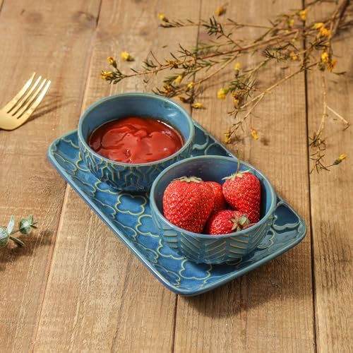 Sureasy Mini Ceramic Dipping Bowls – 4 oz, 3.5 Inch Small Bowls for