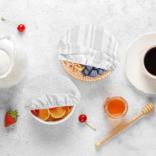 Reusable Bowl Covers, 5 Size Stretch Cloth Bowl Covers for Bread