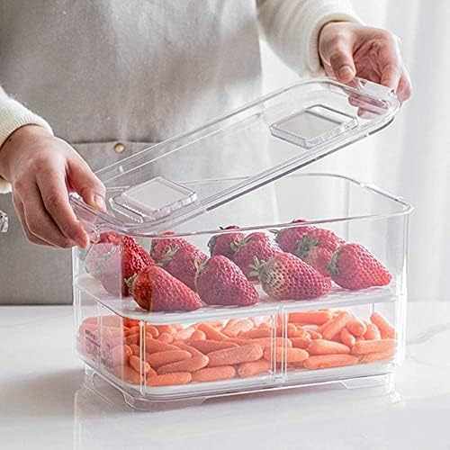 SANNO Vegetable Fruit Storage Containers, Set of 2