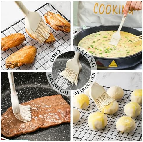 Silicone Basting Brushes, BPA-Free Pastry Brush for BBQ