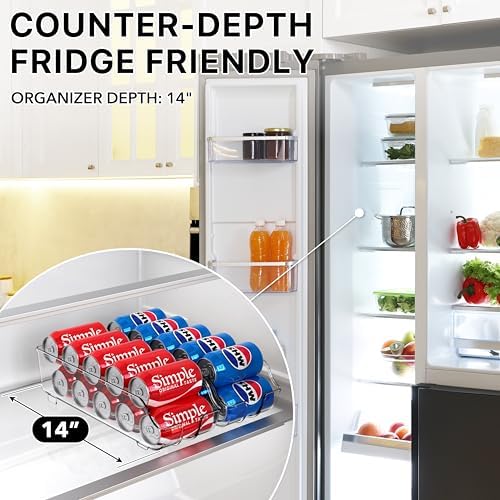 Simple Houseware Soda Can Organizer, Set of 6