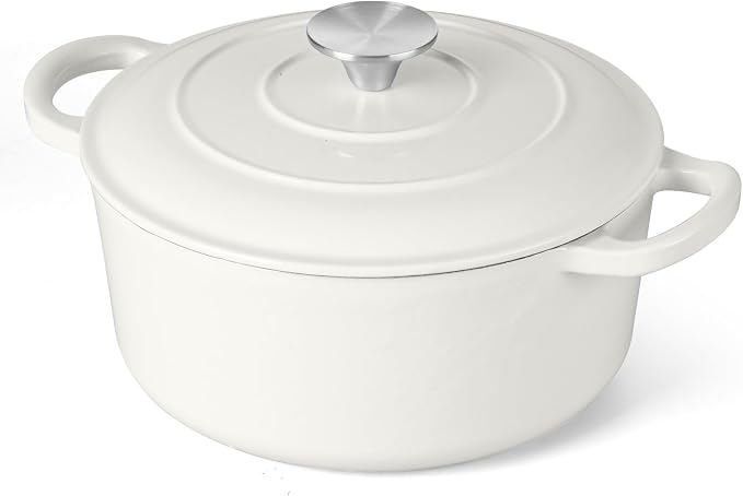 3 Qt Enameled Cast Iron Dutch Oven by E-far