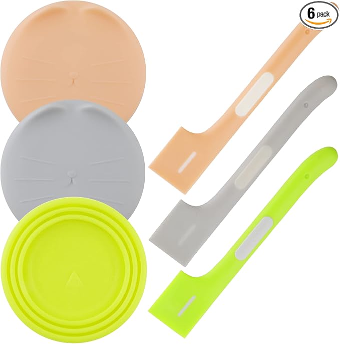 KALAMANDA 6 PCS Pet Food Can Cover Lids by Unknown