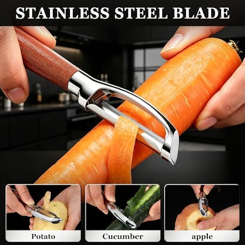 Vegetable Peeler, Premium I-Shape Potato Peeler, Stainless Steel