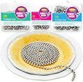 Durable Baking Supplies: 2 Pack Stainless Steel Chain Pie Weights