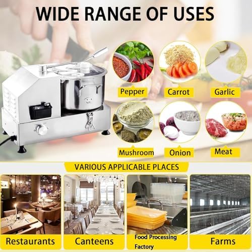 Stainless Steel Electric Vegetable Chopper, 1800W, 12L