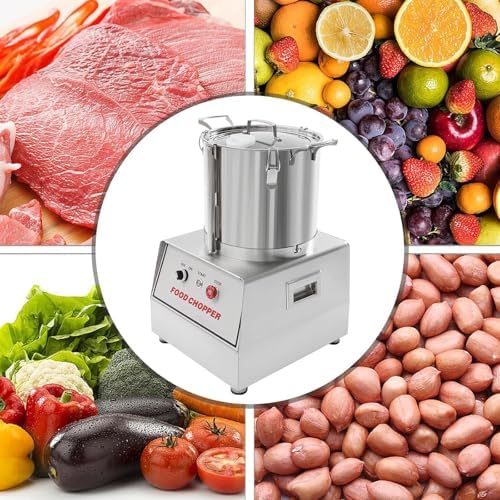 Commercial Food Processor, 5L Stainless Steel Grinder