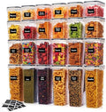 24-Piece Airtight Food Storage Containers, BPA-Free