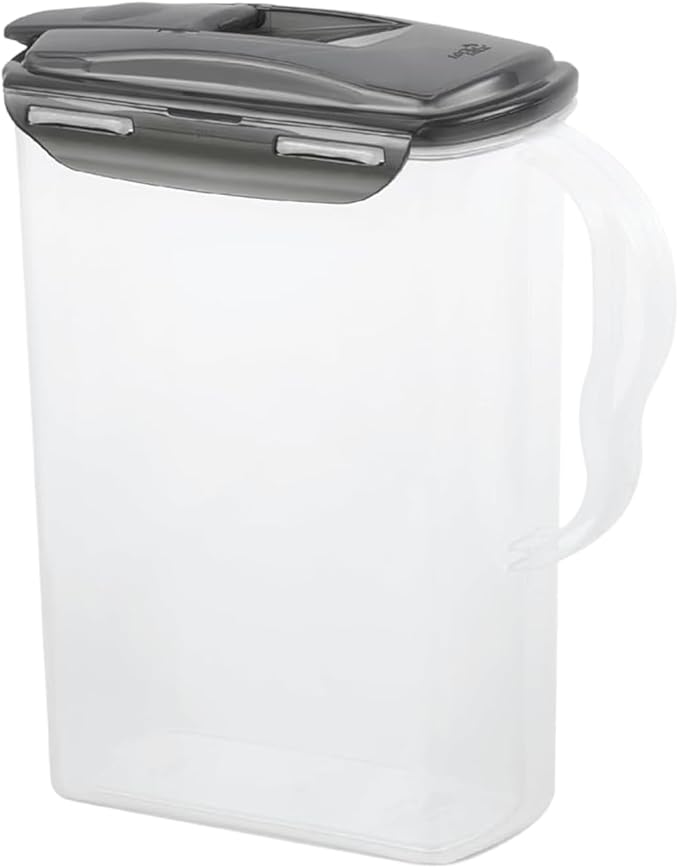 LocknLock Aqua Fridge Door Water Jug | Clear Pitcher | BPA Free Plastic Pitcher - Image 4