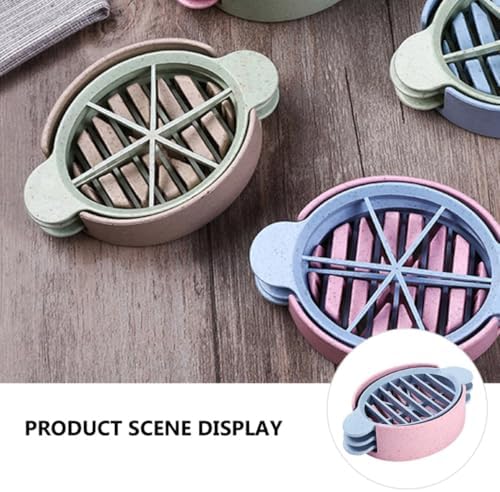 Wheat Stalk Egg Slicer PP Food Cutting Tool for Uniform Wedges