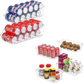 Simple Houseware 6 Pcs Bundle - Soda Can Organizer (14 x 6) & Freezer