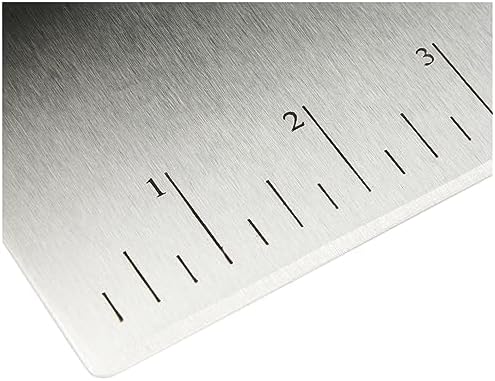 Amazon Basics Stainless Steel Bench Scraper, 6"